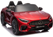 Licencirani auto na akumulator Mercedes AMG SL63 - crveni/lakirani
