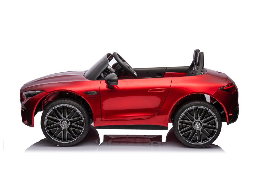 Licencirani auto na akumulator Mercedes AMG SL63 - crveni/lakirani