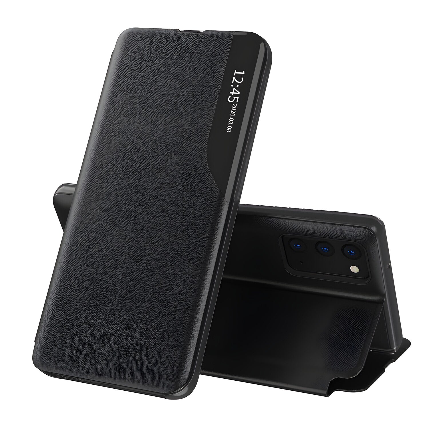 Elegantna knjižna futrola View Case za Xiaomi Poco X5 5G/Redmi Note 12 5G - Crna KP26788