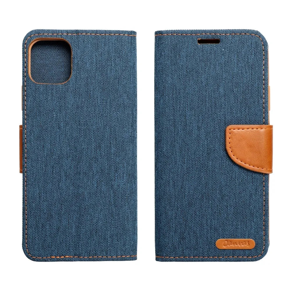 CANVAS ovitek knjiga za SAMSUNG GALAXY A42 5G mornarsko moder