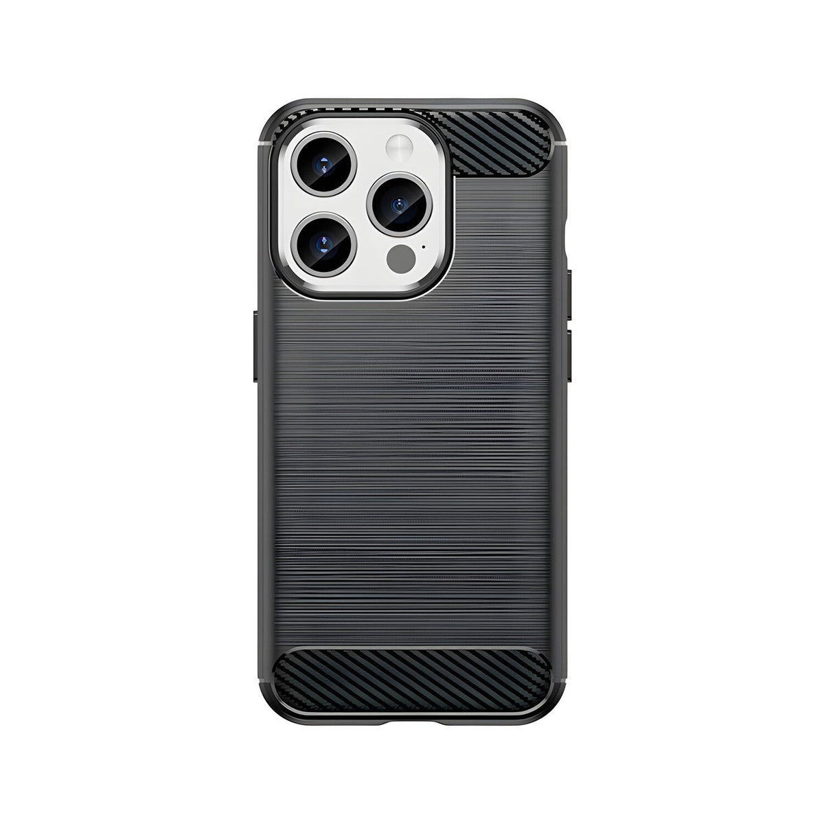 Futrola Carbon Shield TPU za Apple iPhone 15 Pro - Crna