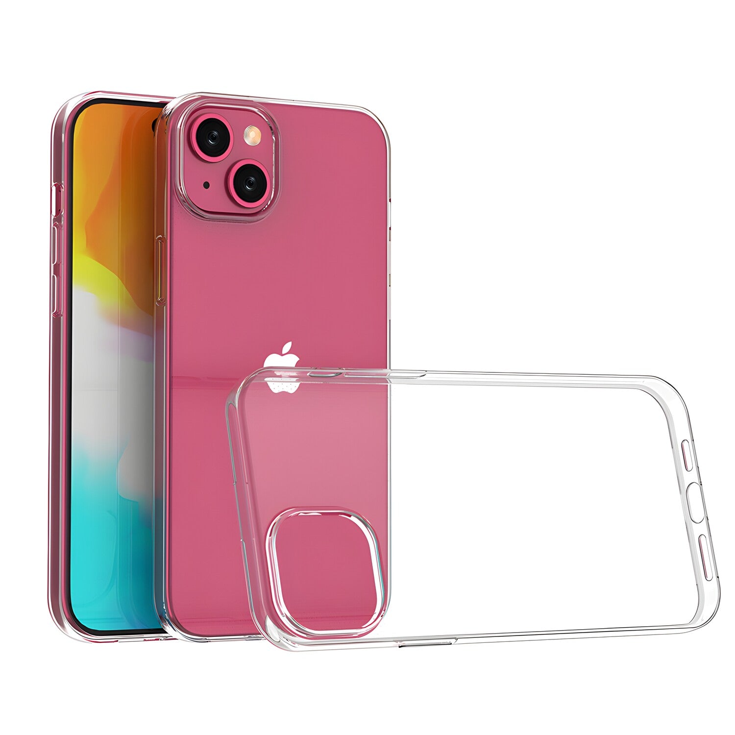 Przezračno zaštitno kućište za Apple iPhone 15 - Prozirna KP27844