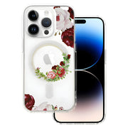 Tel protect Magsafe futrola s cvijećem za Apple iPhone 15 Pro Max - Višebojna 2 KP27996
