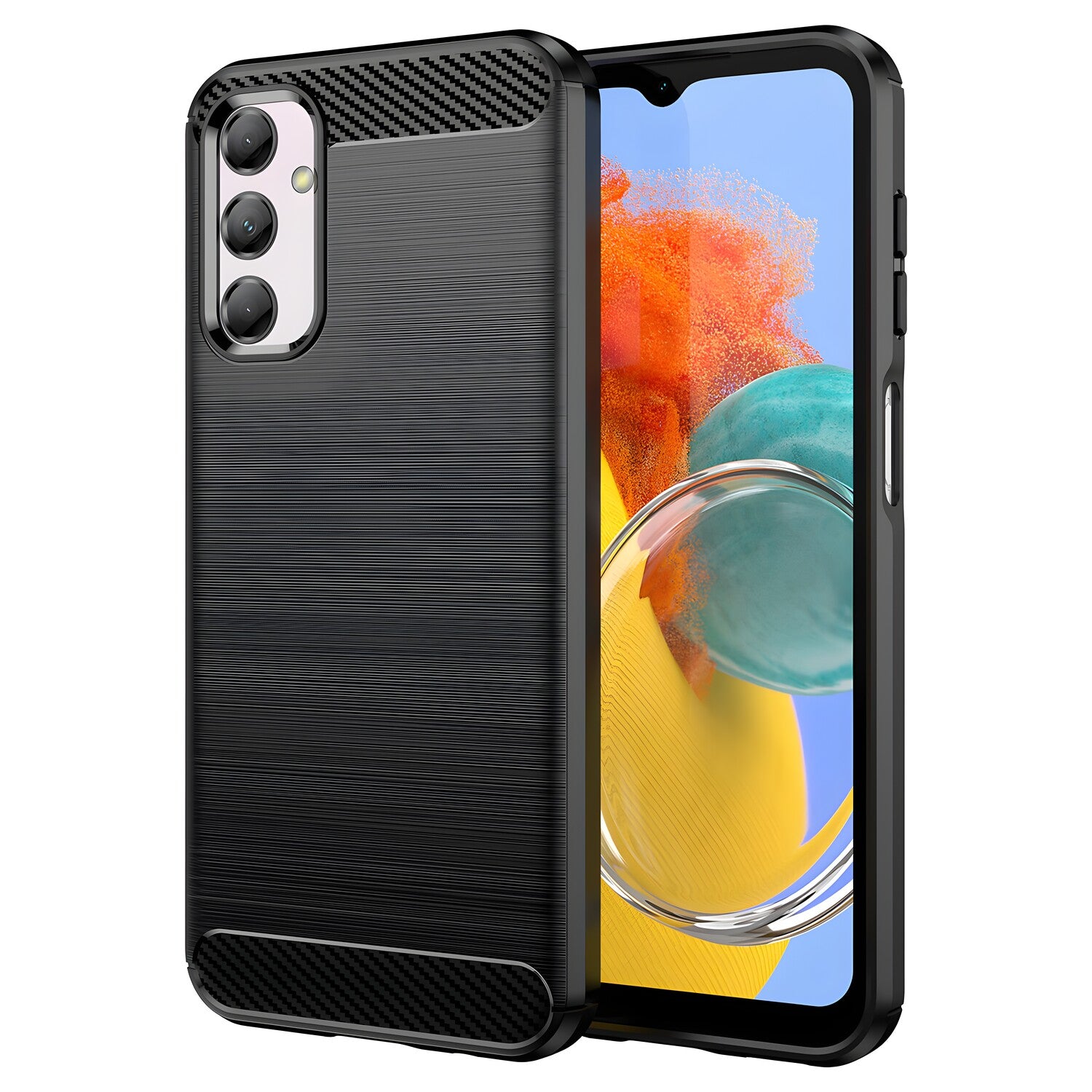 Futrola Carbon Shield TPU za Samsung Galaxy M14 - Crna KP28577