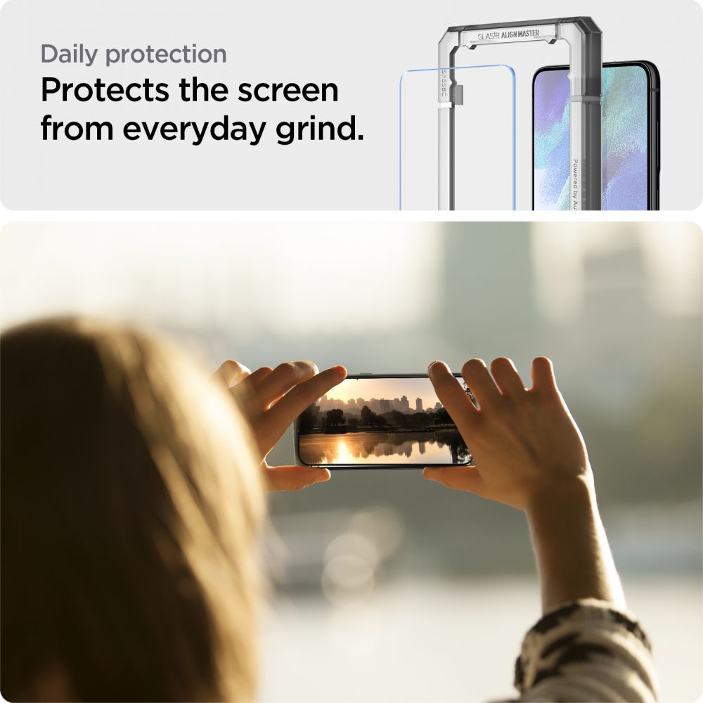 SPIGEN ALM GLAS.TR 2-DELNI PAKET ZA SAMSUNG GALAXY S21 FE