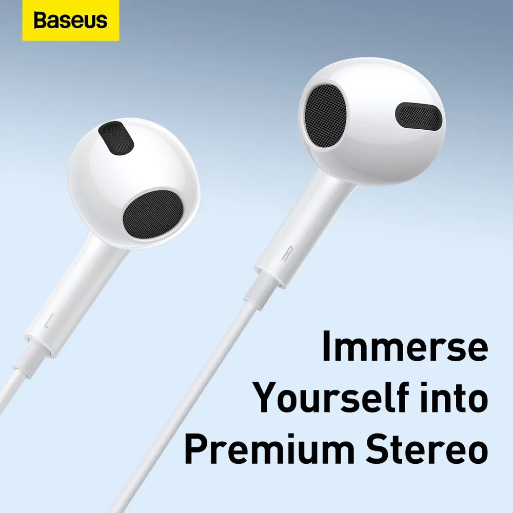 BASEUS slušalke / avdio priključek 3,5 mm ENCOK Žične H17 NGCR020002