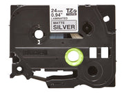 BROTHER TZEM951 črna/srebrna 12mm 8m