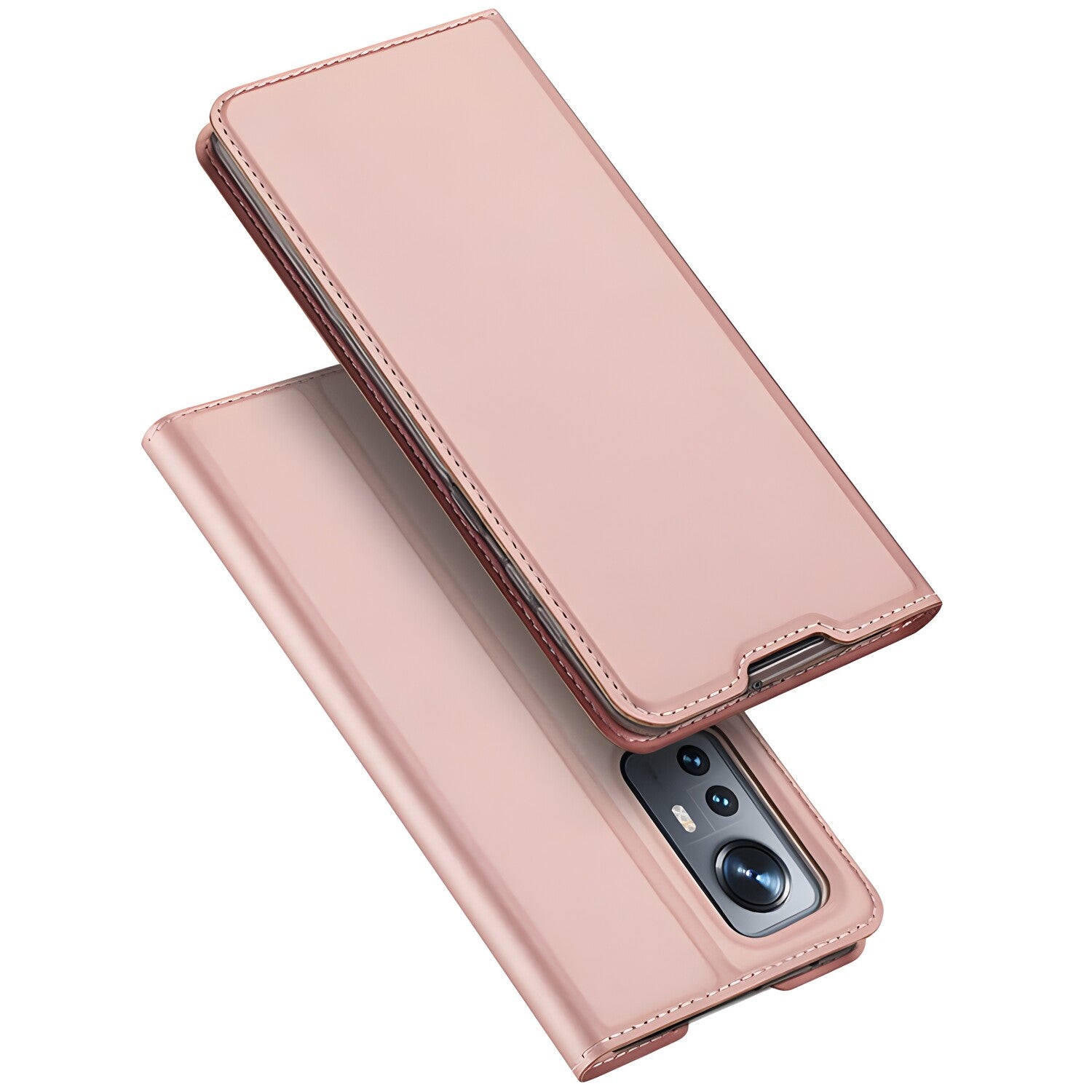 Knjigasta futrola DUX DUCIS Skin Pro za Xiaomi Poco M6 Pro/Redmi 12/Redmi Note 12R - Roza KP29346