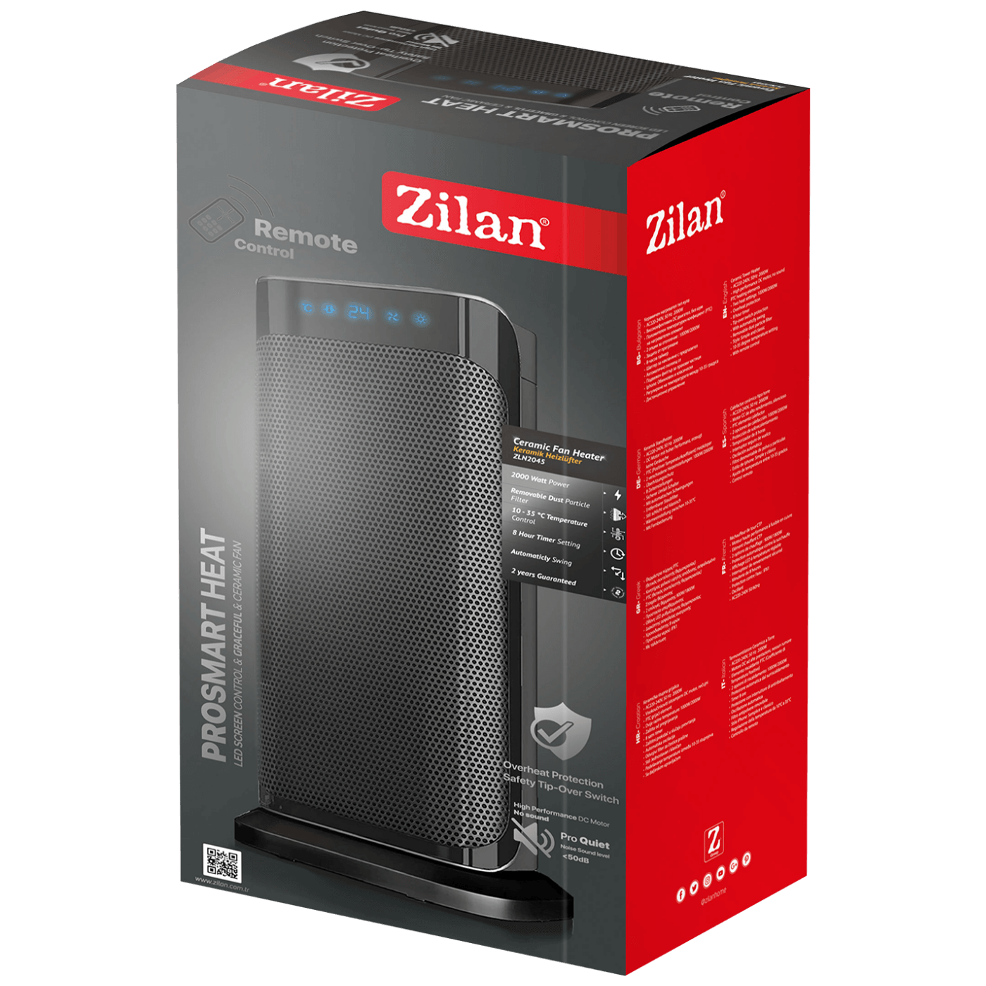Zilan Grijalica sa keramičkim grijačem, 2000 W - ZLN2052