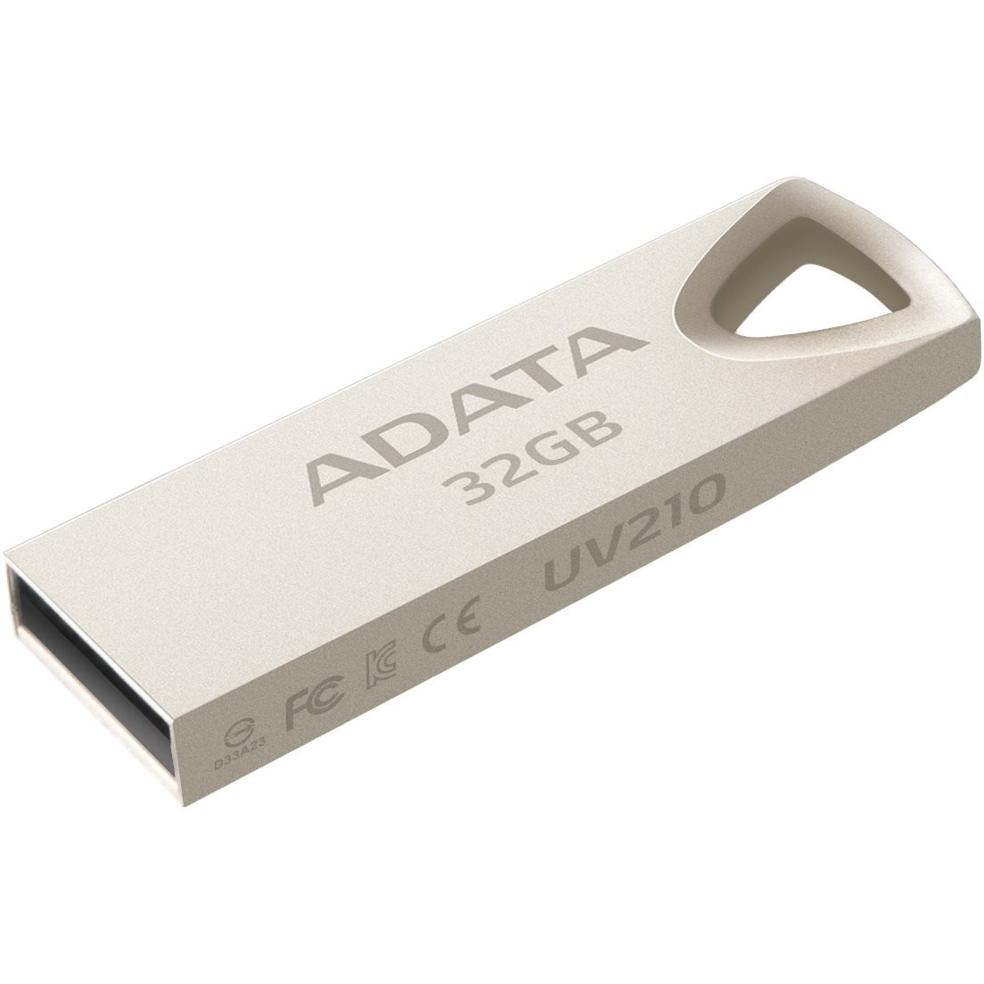 ADATA AUV210-32G-RGD USB izbrisivi memorijski pogon 32 GB USB Tip-A 2.0 Bež