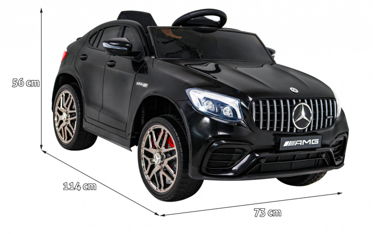 Licencirani auto na akumultor Mercedes Benz GLC63S 4x4 - crni