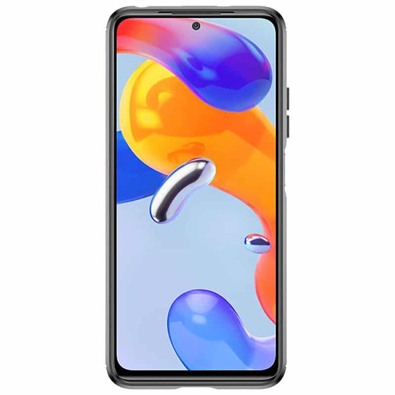 Techsuit - Carbon Silicone ovitek za Xiaomi Redmi Note 11 Pro 4G / Note 11 Pro 5G/ Note 12 Pro 4G/LTE - črna