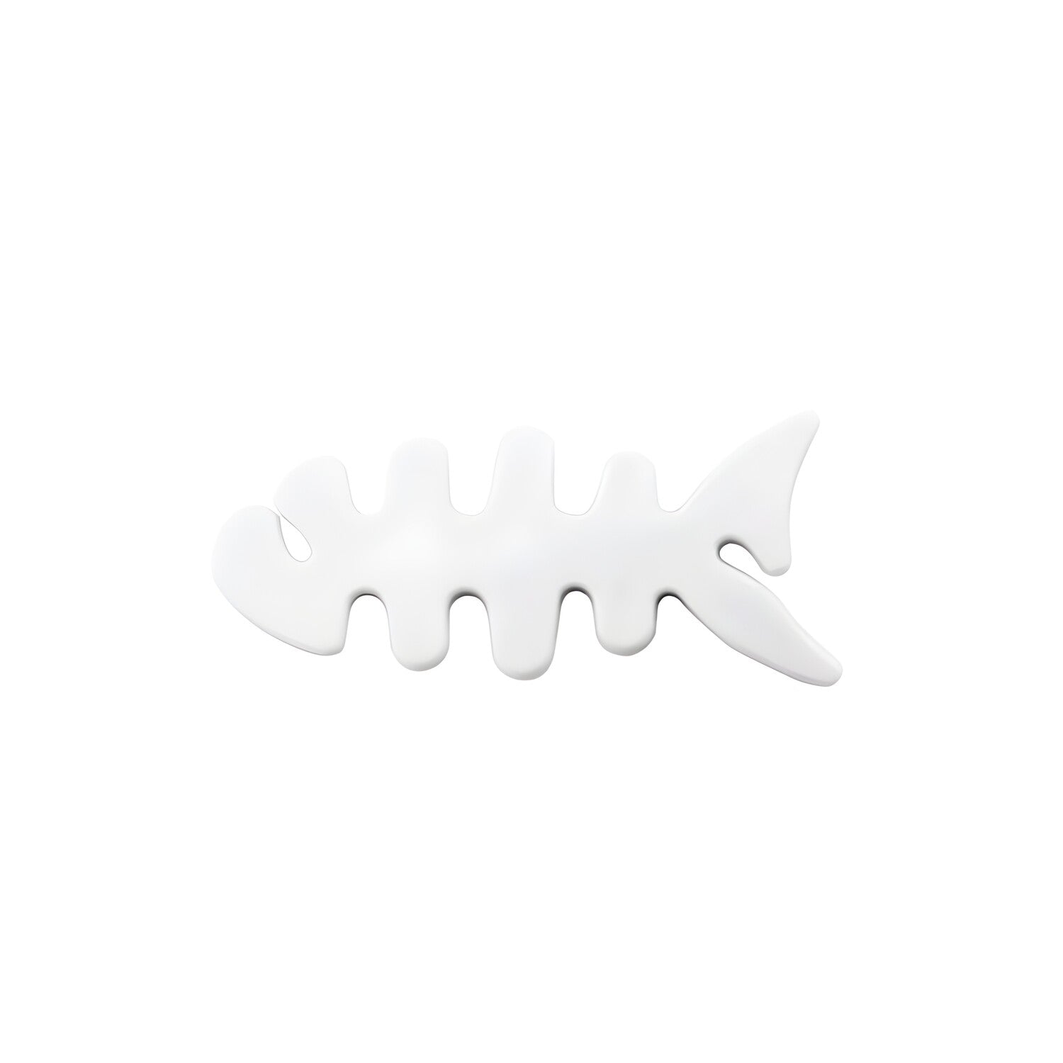 Kompaktni držač / organizator kablova Fishbone - Bijela KP32970
