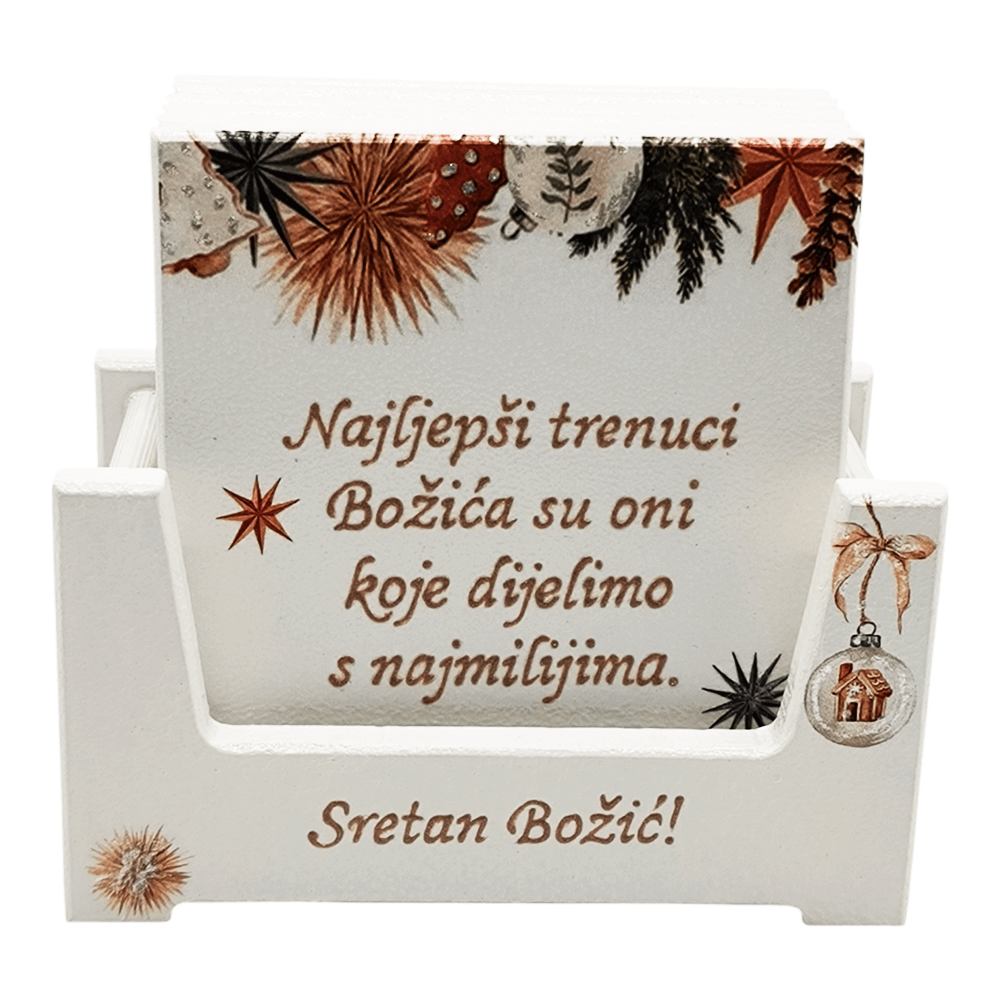 Najlepši božični podstavki za vašo mizo – Personalizirani in unikatni