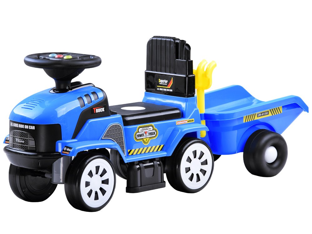 Guralica traktor s prikolicom – plavi