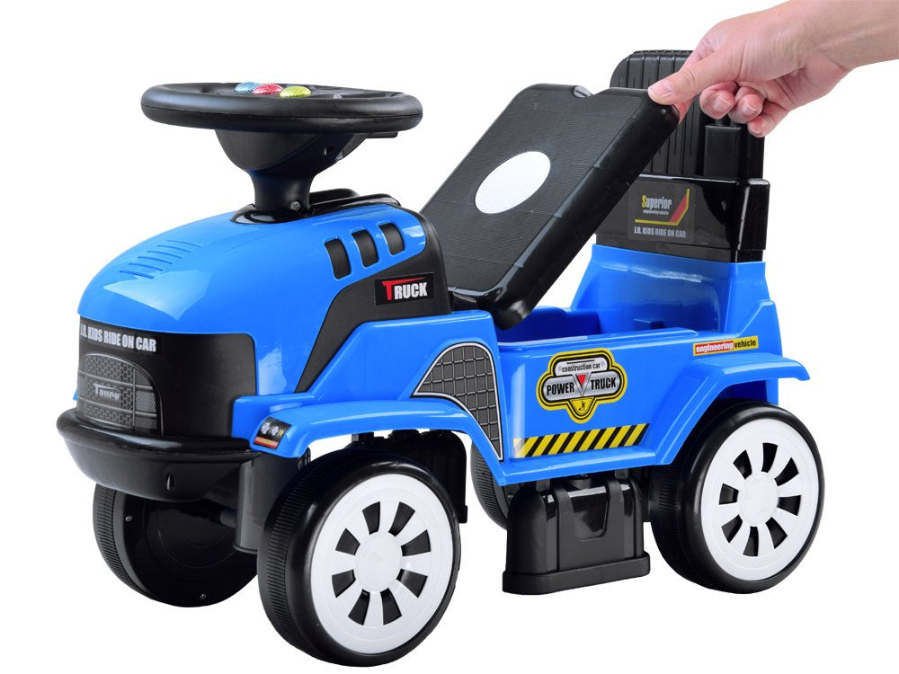 Guralica traktor s prikolicom – plavi