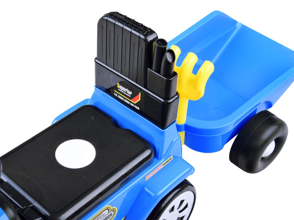 Guralica traktor s prikolicom – plavi