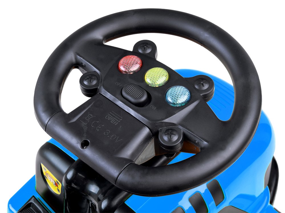 Guralica traktor s prikolicom – plavi