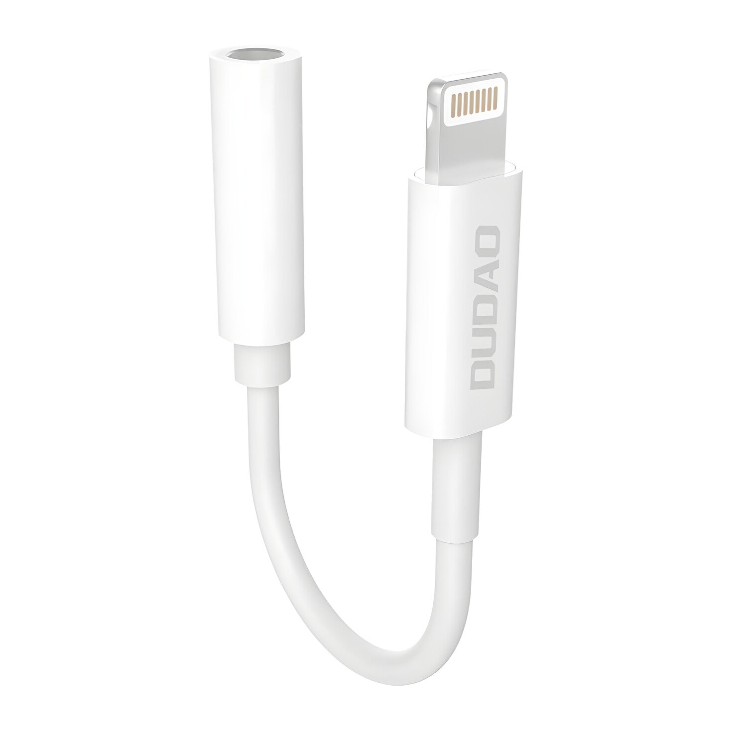 Dudao L16 audio adapter Lightning na 3,5 mm jack - 10 cm - Bijela KP36385