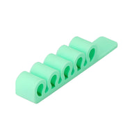 Silikonski organizator za kablove / uredski pribor – Zelena KP36464
