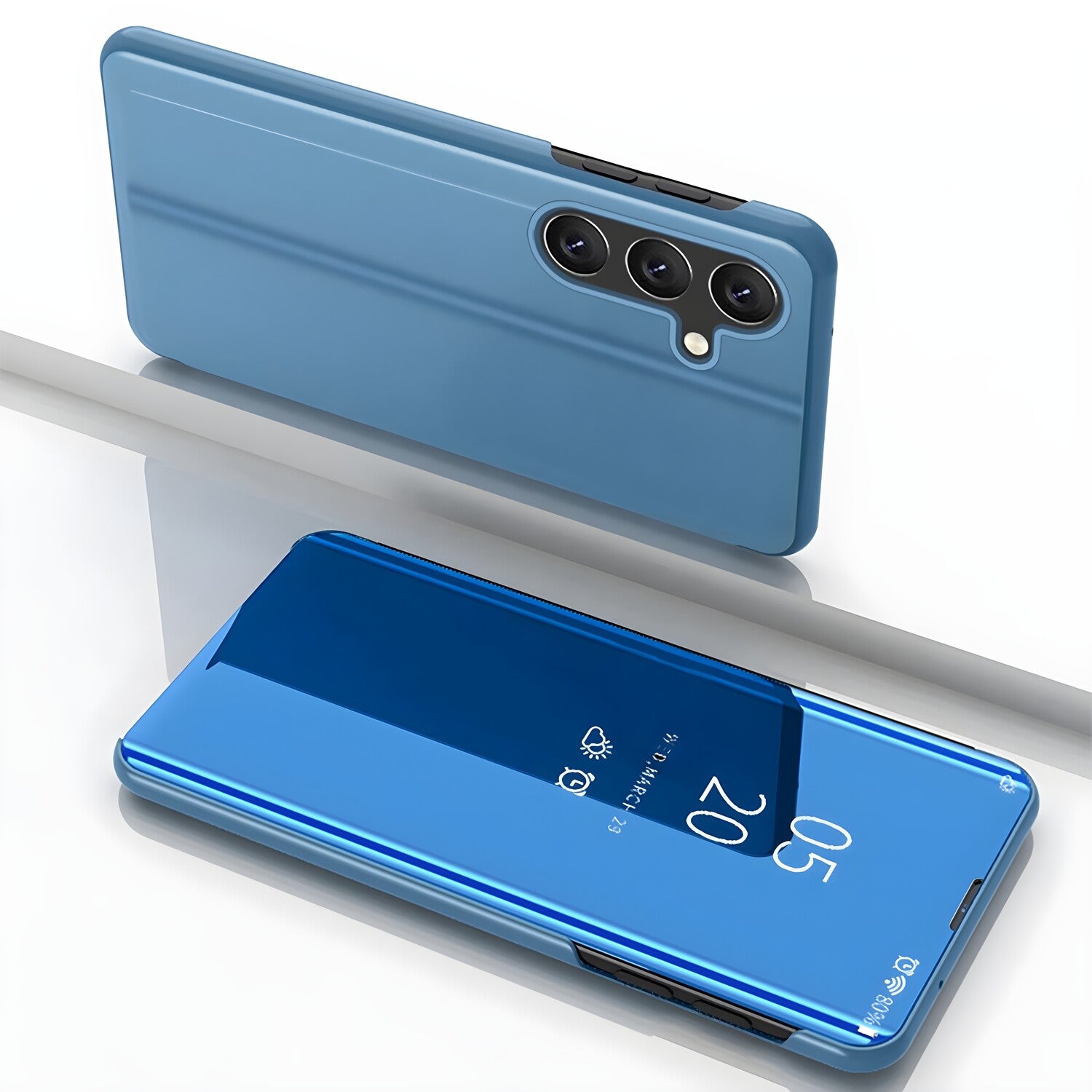 Futrola Clear View za Samsung Galaxy S24 FE - Plava KP36804