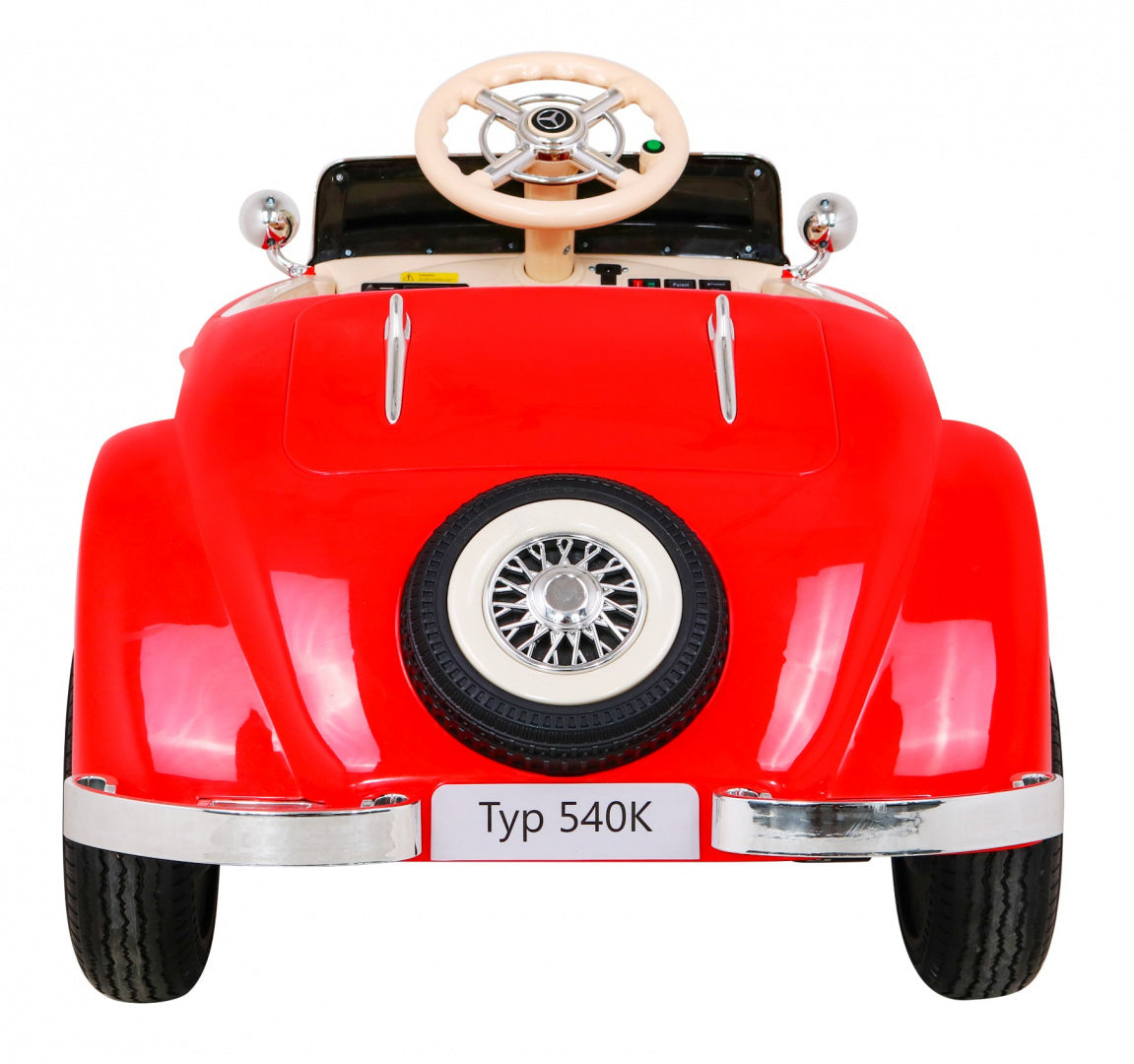 Licencirani auto na akumultor Mercedes Benz Retro Type 540A - crveni