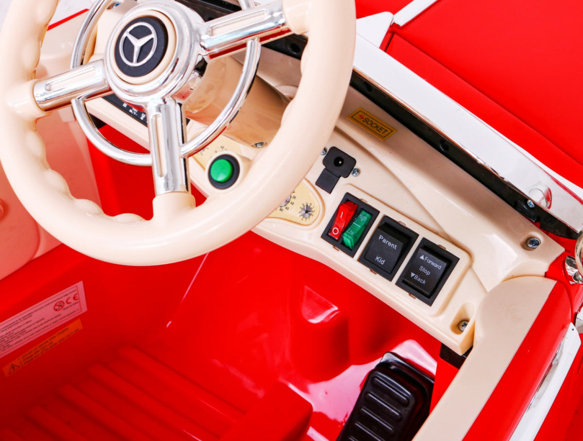 Licencirani auto na akumultor Mercedes Benz Retro Type 540A - crveni