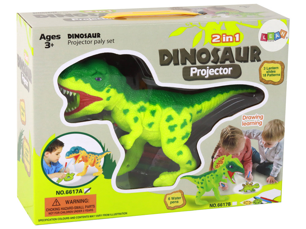 Projektor u obliku dinosaura s 3 predloška za projektor