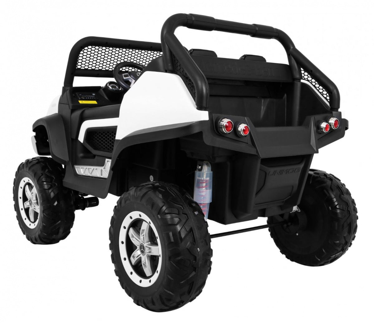 Licencirani auto na akumultor Mercedes BENZ UNIMOG - Bijeli