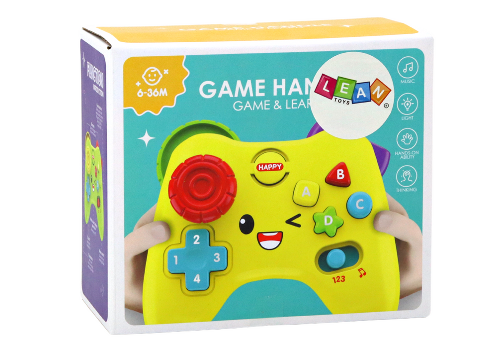 Interaktivni joystick za bebe sa zvučnim i svjetlosnim efektima - rozi
