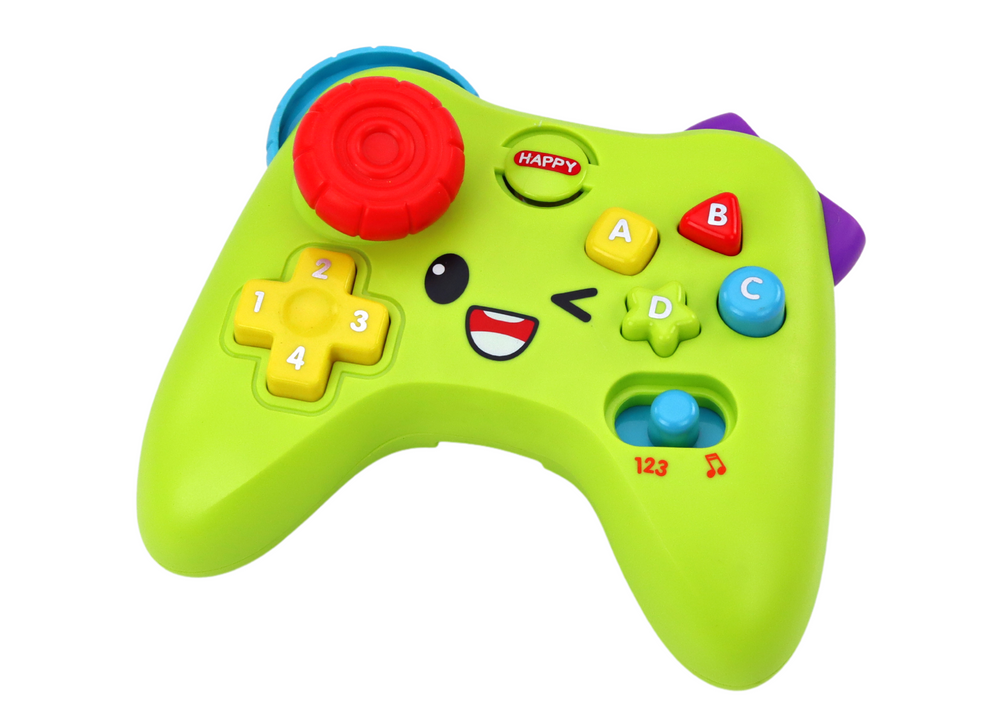 Interaktivni joystick za bebe intenzivne zelene sa zvučnim i sjvetlosnim efektima