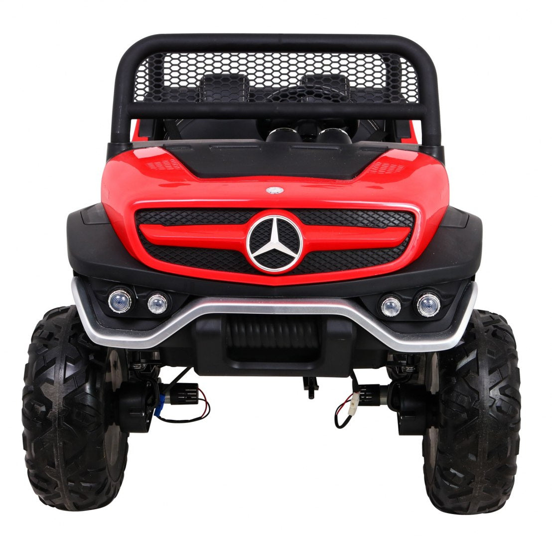 Licencirani auto na akumultor Mercedes BENZ UNIMOG - crveni
