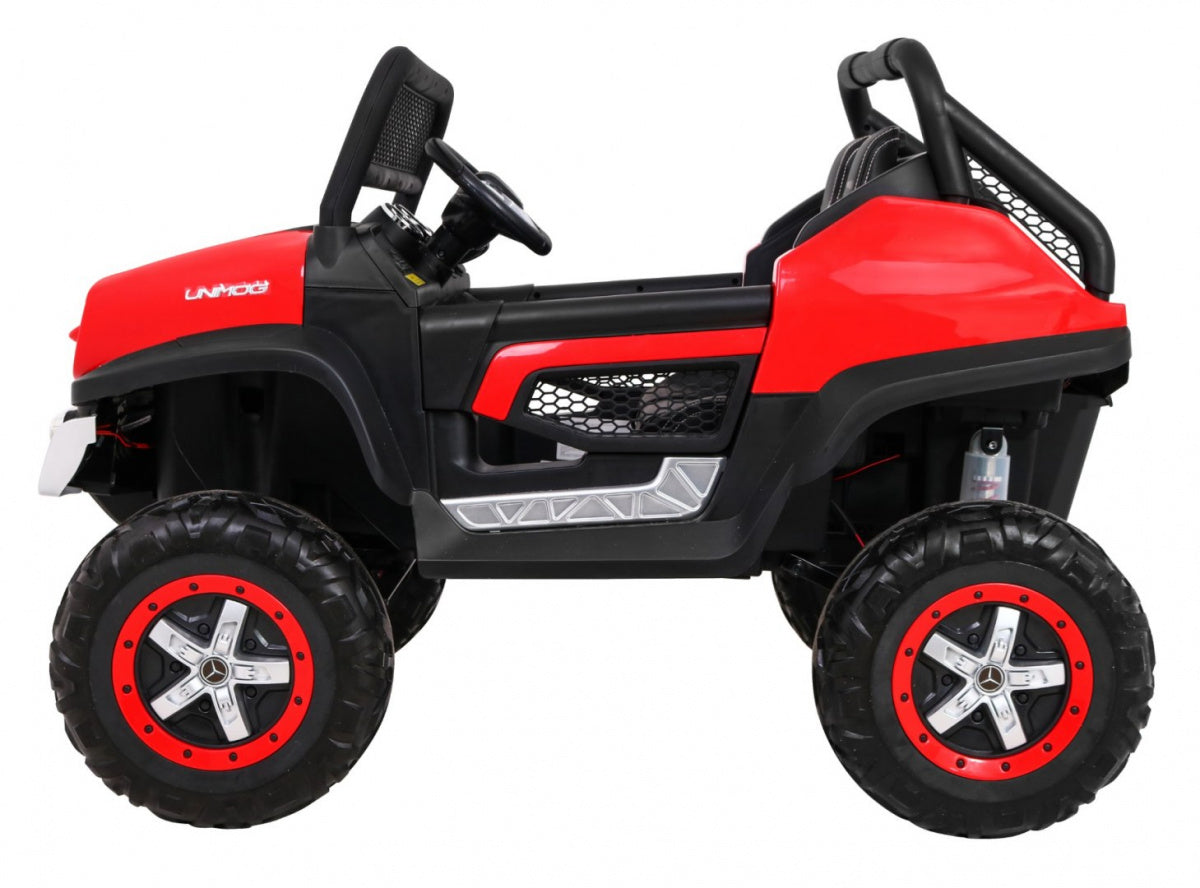 Licencirani auto na akumultor Mercedes BENZ UNIMOG - crveni