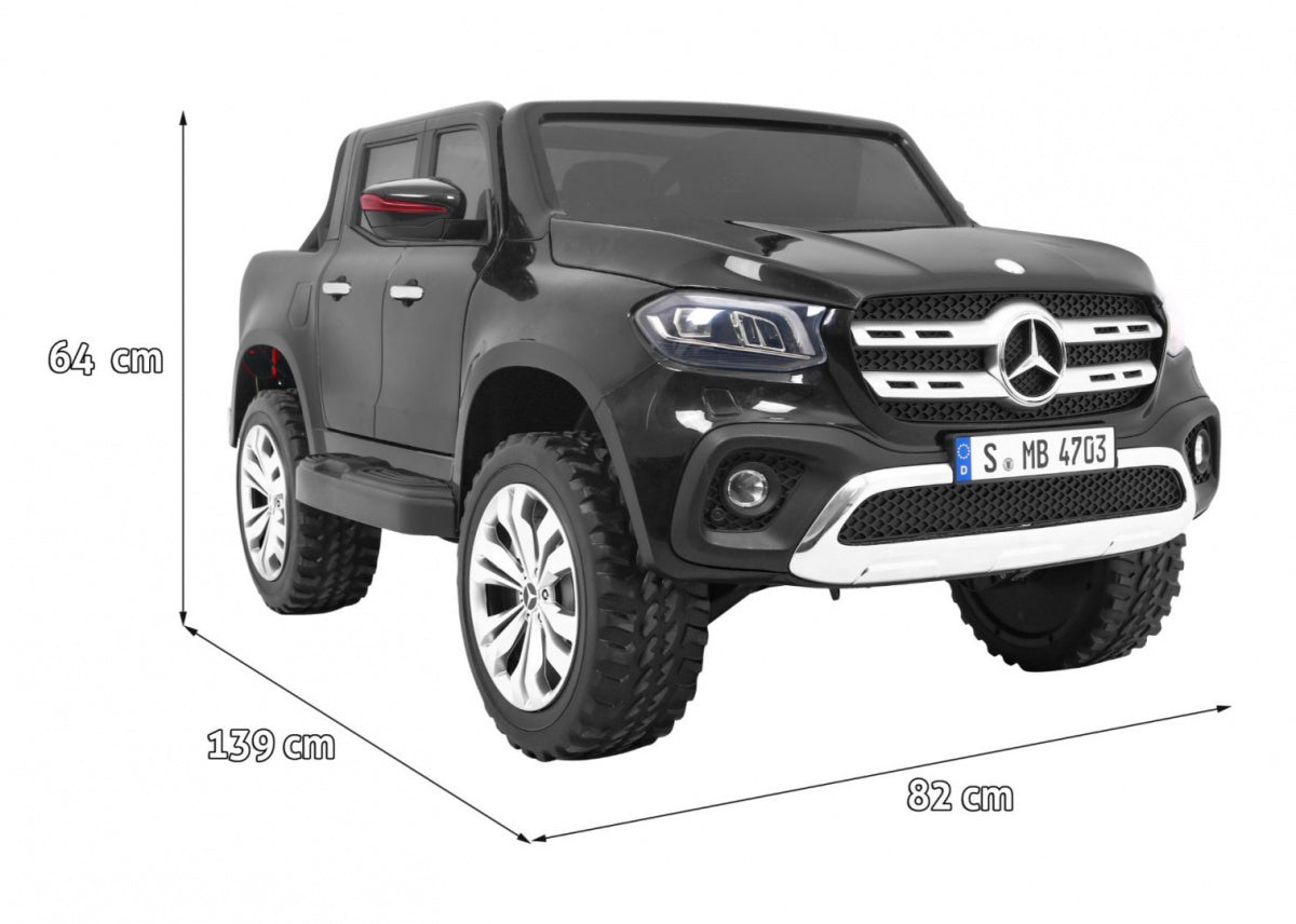 Licencirani auto na akumulator Mercedes Benz X-Class - crni