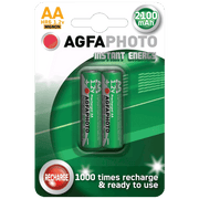 AgfaPhoto Punjiva baterija, AA, 1.2 V, 2100 mAh, blister 2 kom. - R2U B2