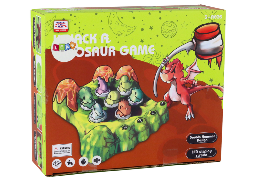 Arkadna igra s udaraljkama i šarenim dinosaurima
