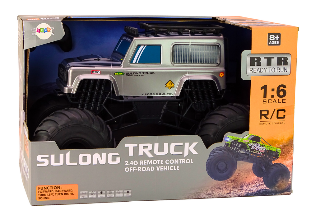 Buggy na daljinsko upravljanje BIG SUV 2.4G RC 1:6  - sivi
