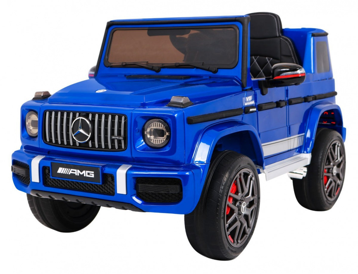 Licencirani auto na akumultor Mercedes G63 - plavi/lakirani