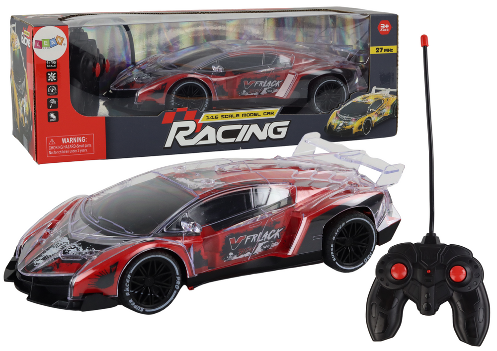 Auto na daljinsko upravljanje  RC Sports Car 1:16 - crveni