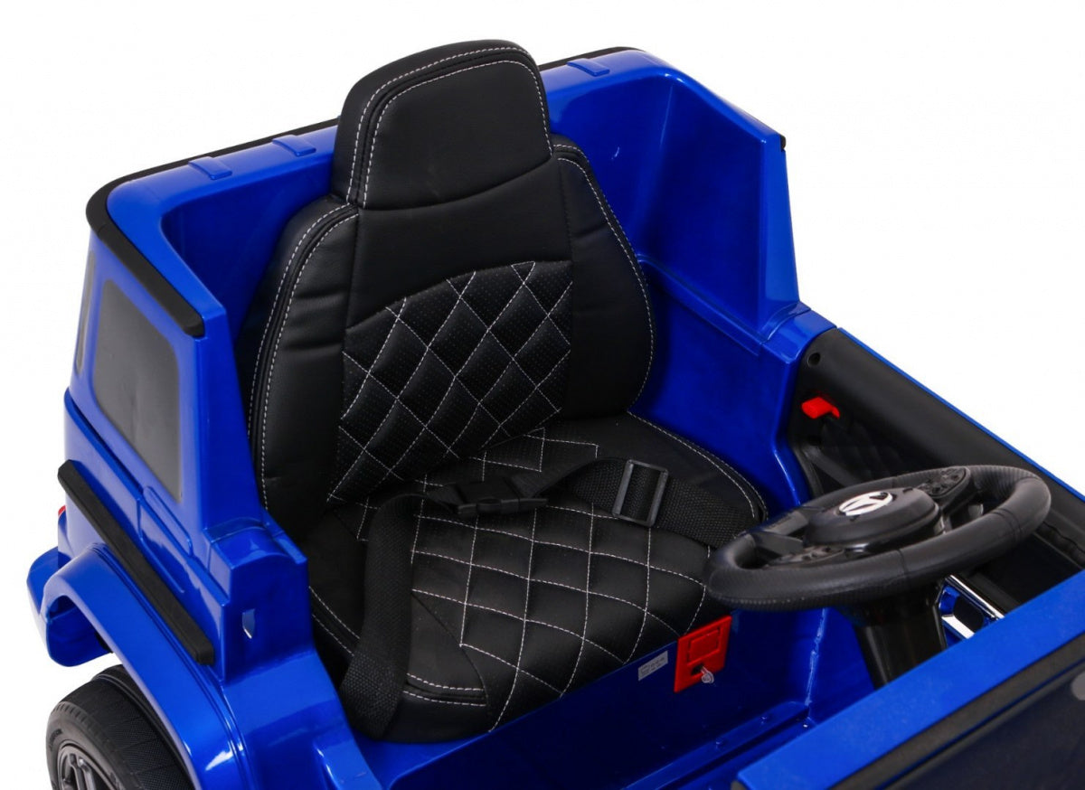Licencirani auto na akumultor Mercedes G63 - plavi/lakirani