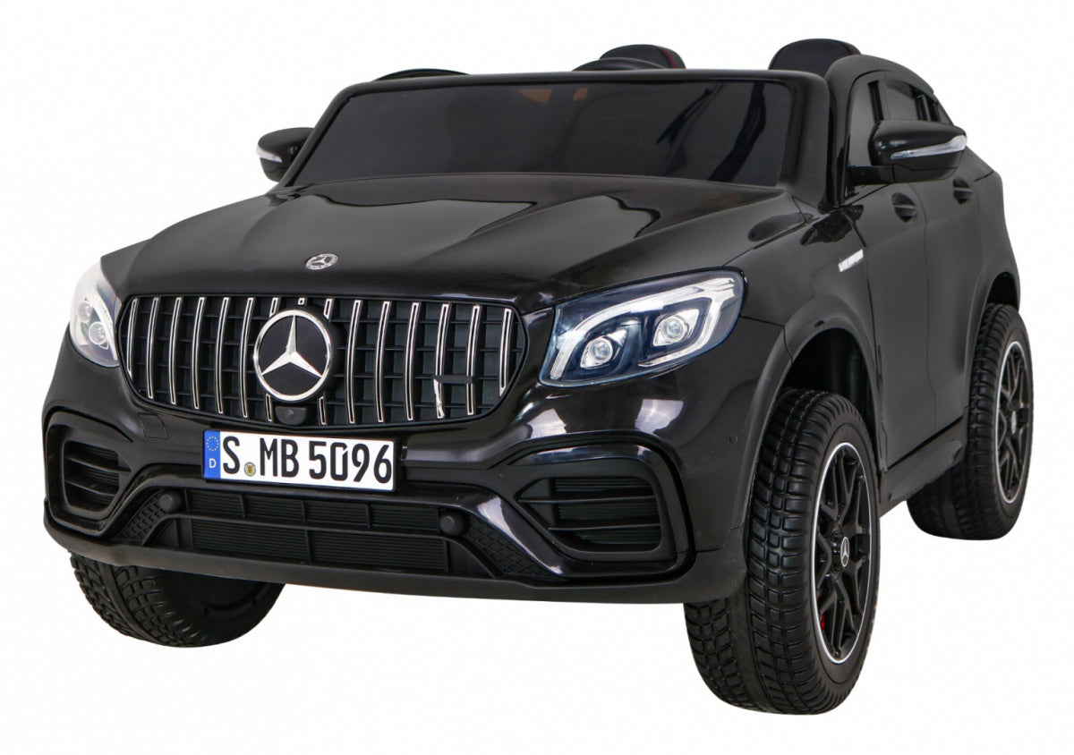 Licencirani auto na akumulator Mercedes GLC63S - dvosjed - crni