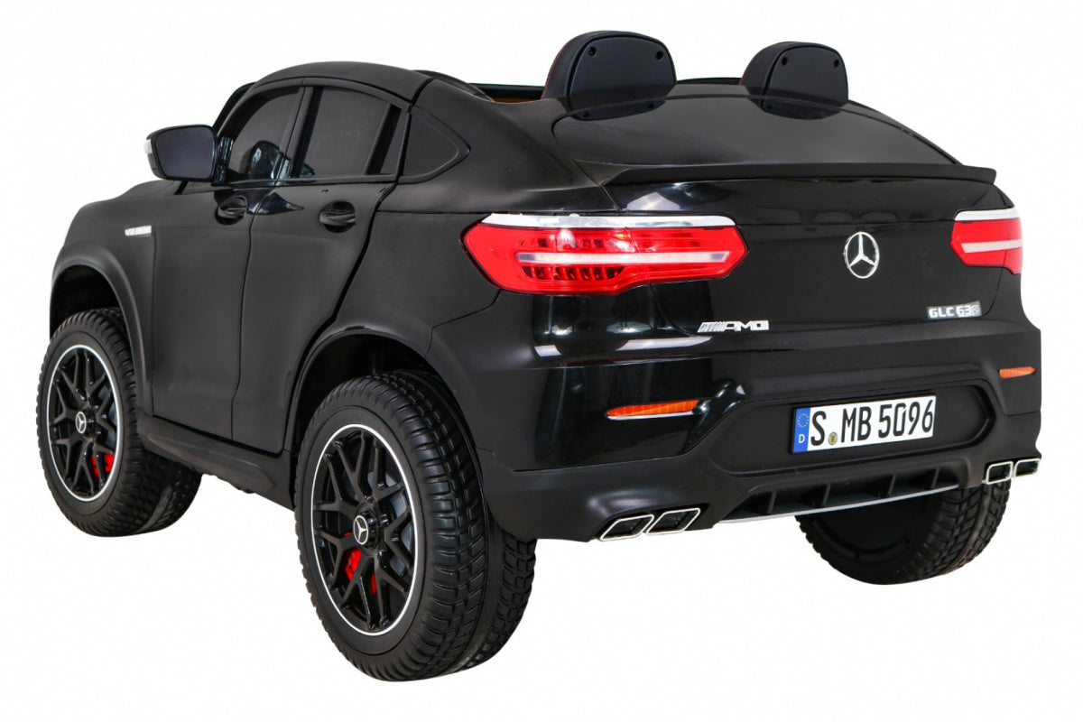 Licencirani auto na akumulator Mercedes GLC63S - dvosjed - crni