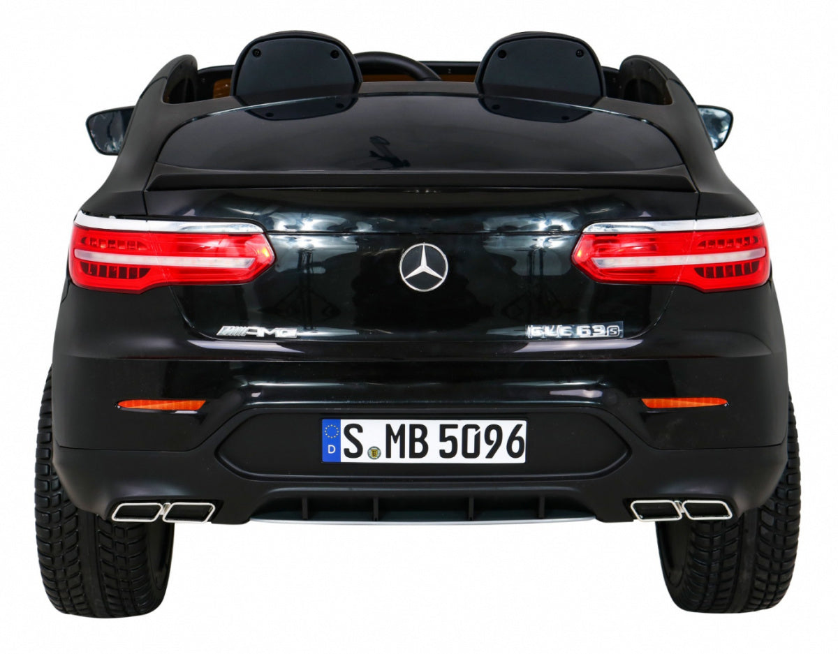 Licencirani auto na akumulator Mercedes GLC63S - dvosjed - crni