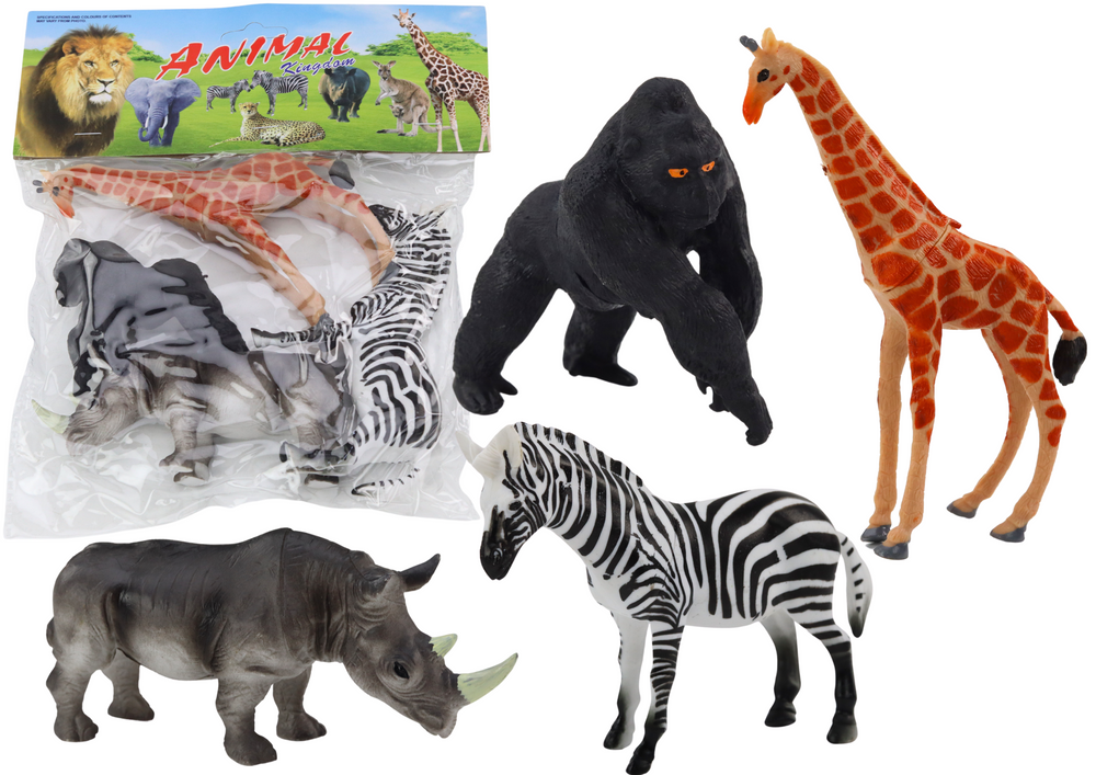 Set figurica afričkih životinja - 4 komada