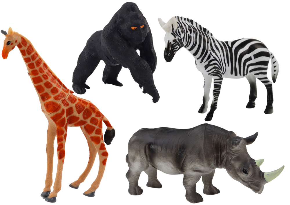 Set figurica afričkih životinja - 4 komada