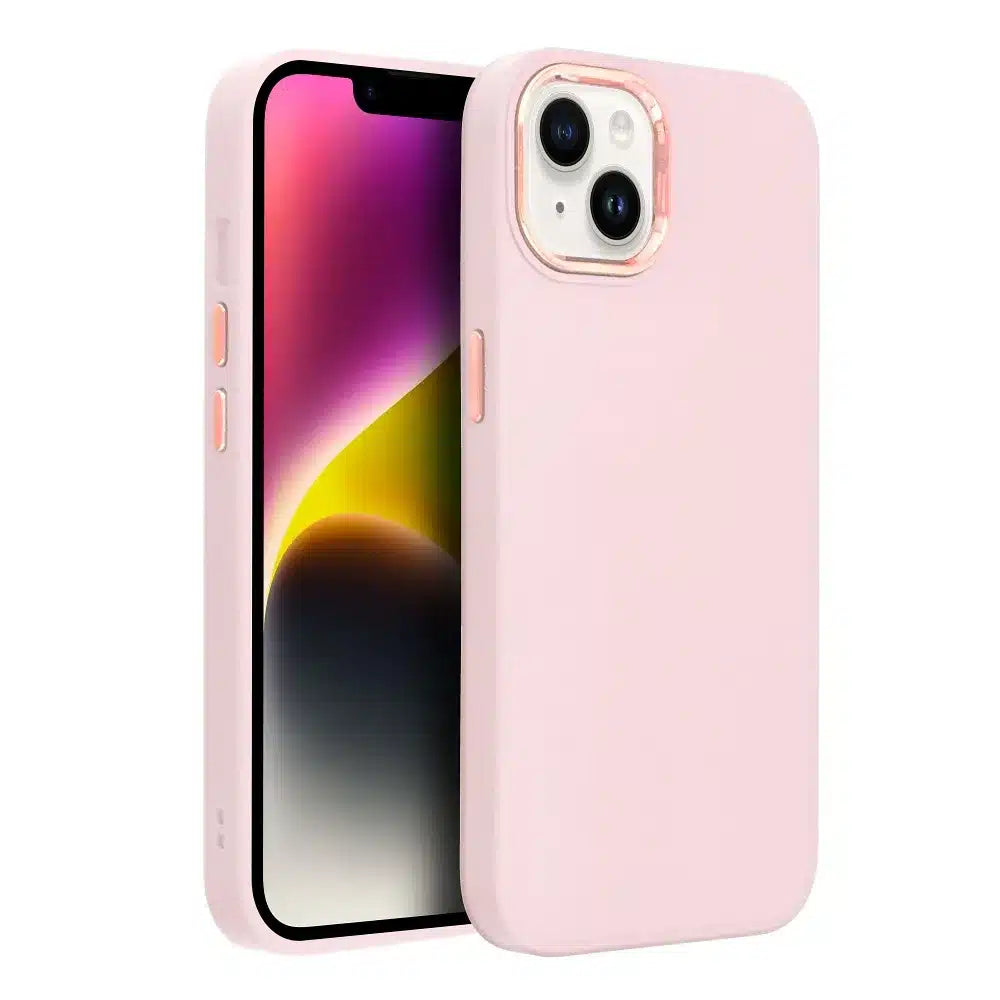 Okvirna maska za XIAOMI Redmi 12 4G / 12 5G pudrasto roza