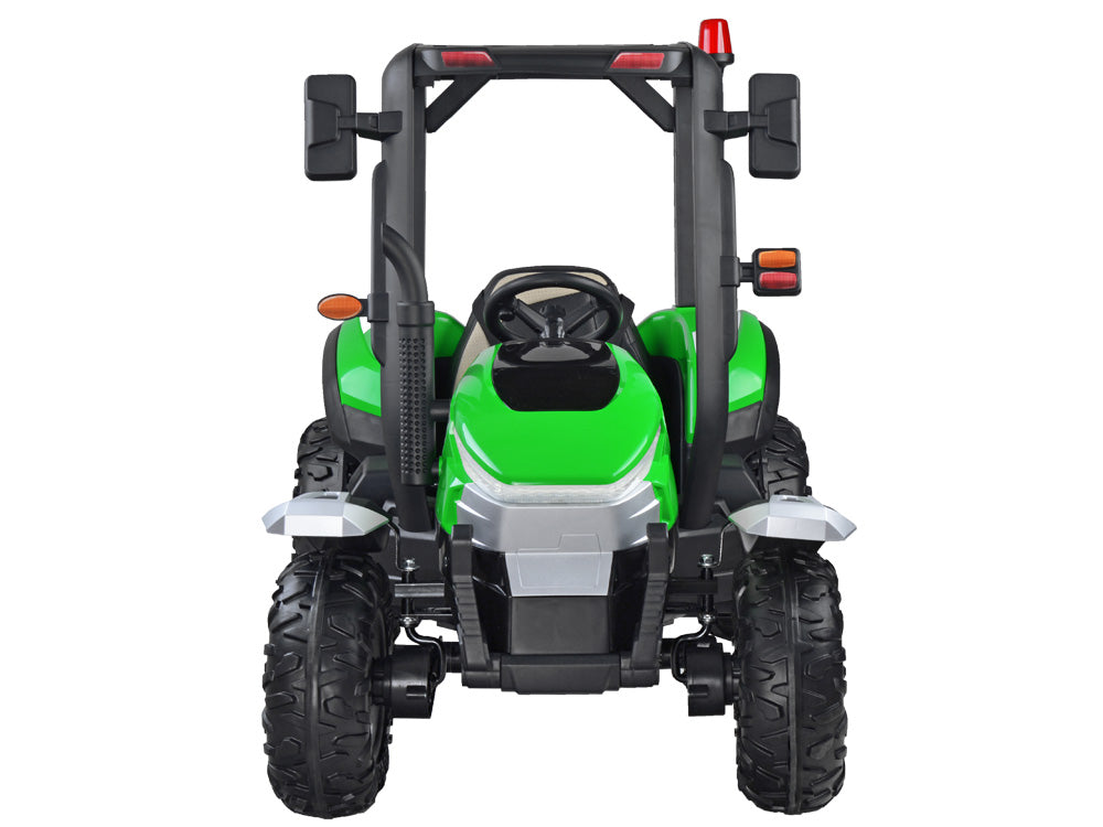 Veliki traktor s prikolicom 4×4 – crveni