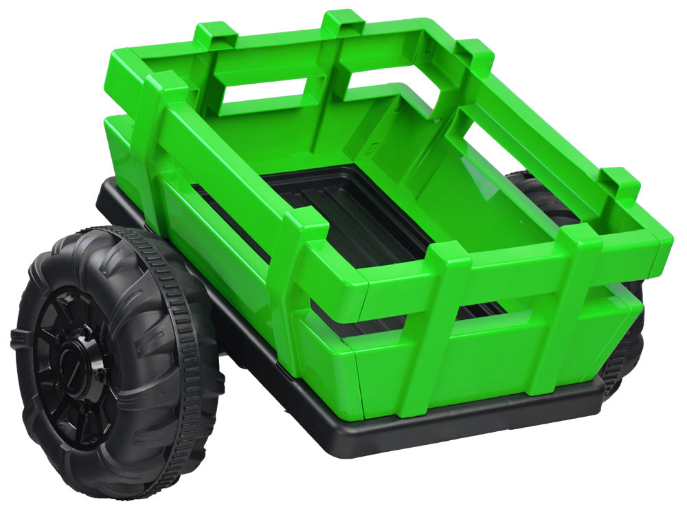 Veliki traktor s prikolicom 4×4 – crveni