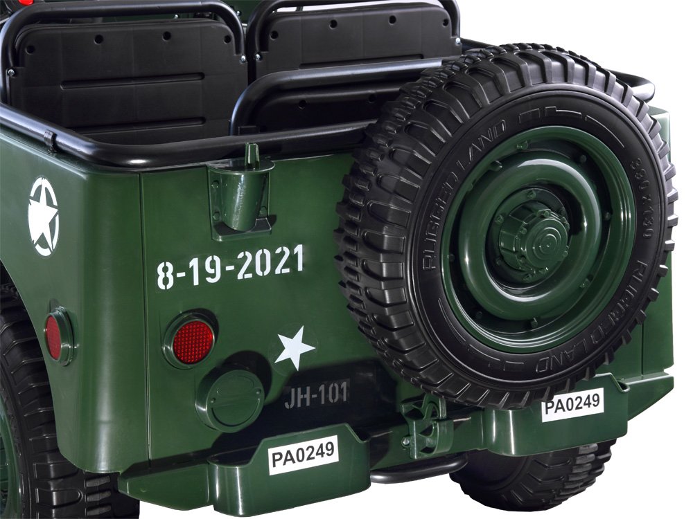 Jeep Willys trosjed – tamno zeleni (4×4)