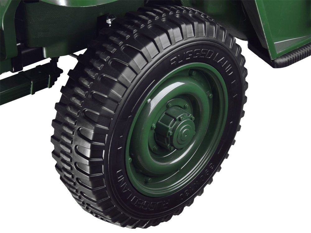 Jeep Willys trosjed – tamno zeleni (4×4)